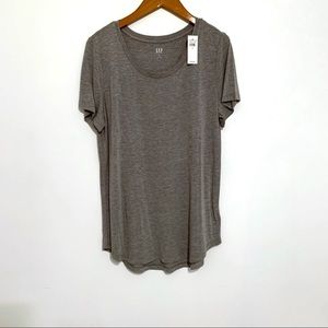 GAP Crew Neck Grey T-Shirt Size M NWT